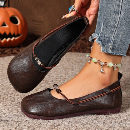 Women's Beaded Strap Casual Flats