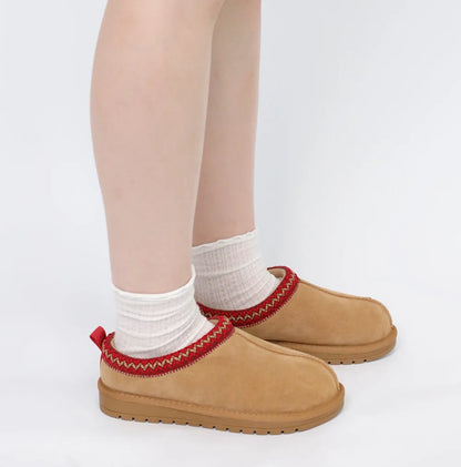 Women's Plush-Lined Slip-On Slippers