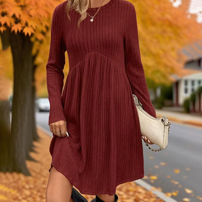 Women's Elegant Knitted Midi Dress