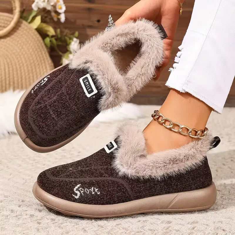 Women's Plush Lined Winter Shoes