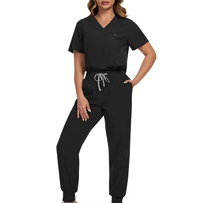 Women's Stretch Multi-Pocket Scrub Set