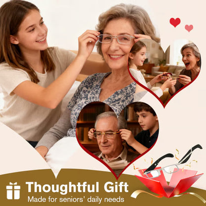 Compact Foldable Reading Glasses with Case
