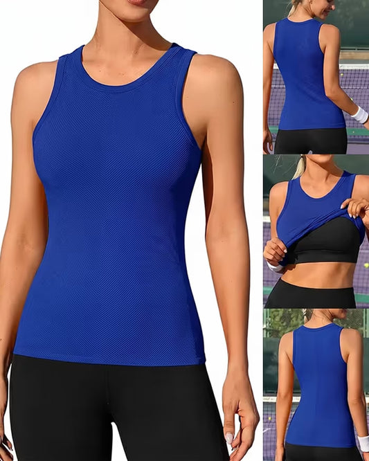 Women's Built-In Bra Sports Tank Top