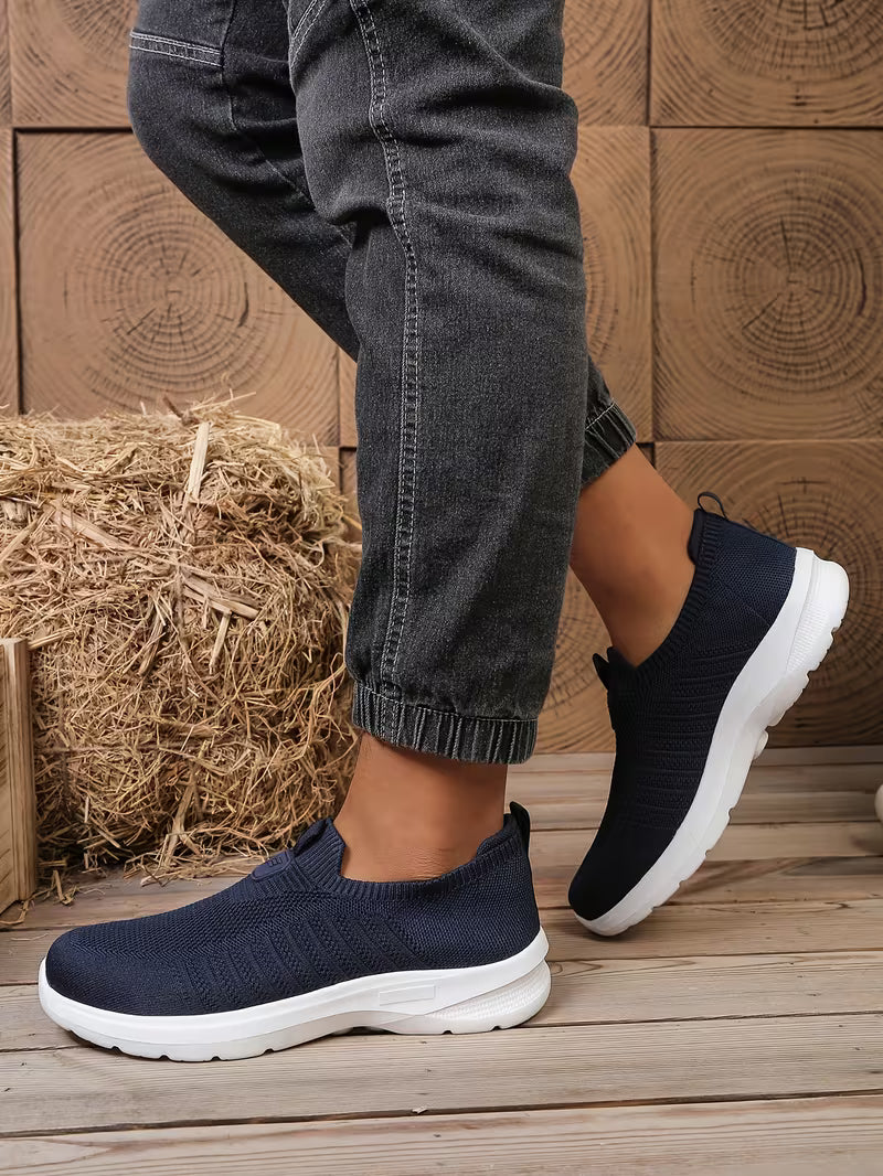 Men's Knit Slip-On Trainers
