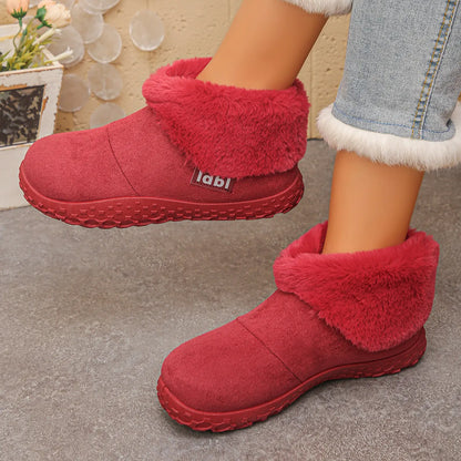 Women's Cosy Plush-Lined Winter Mules