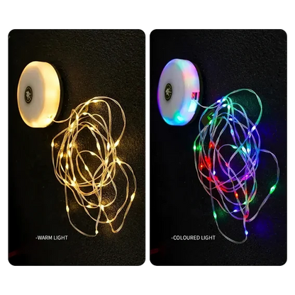 Portable Retractable LED Camping & Decorative String Lights