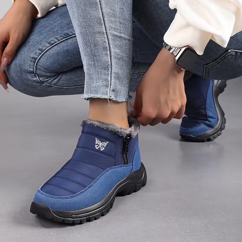 Women's Plush-Lined Chunky Winter Boots