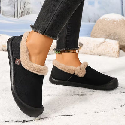 Women's Plush Trim Winter Slippers