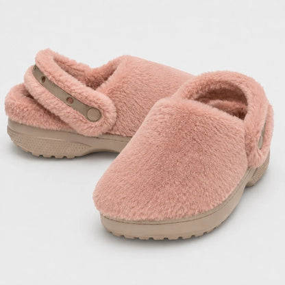 Women's Fuzzy Slip-On Clogs