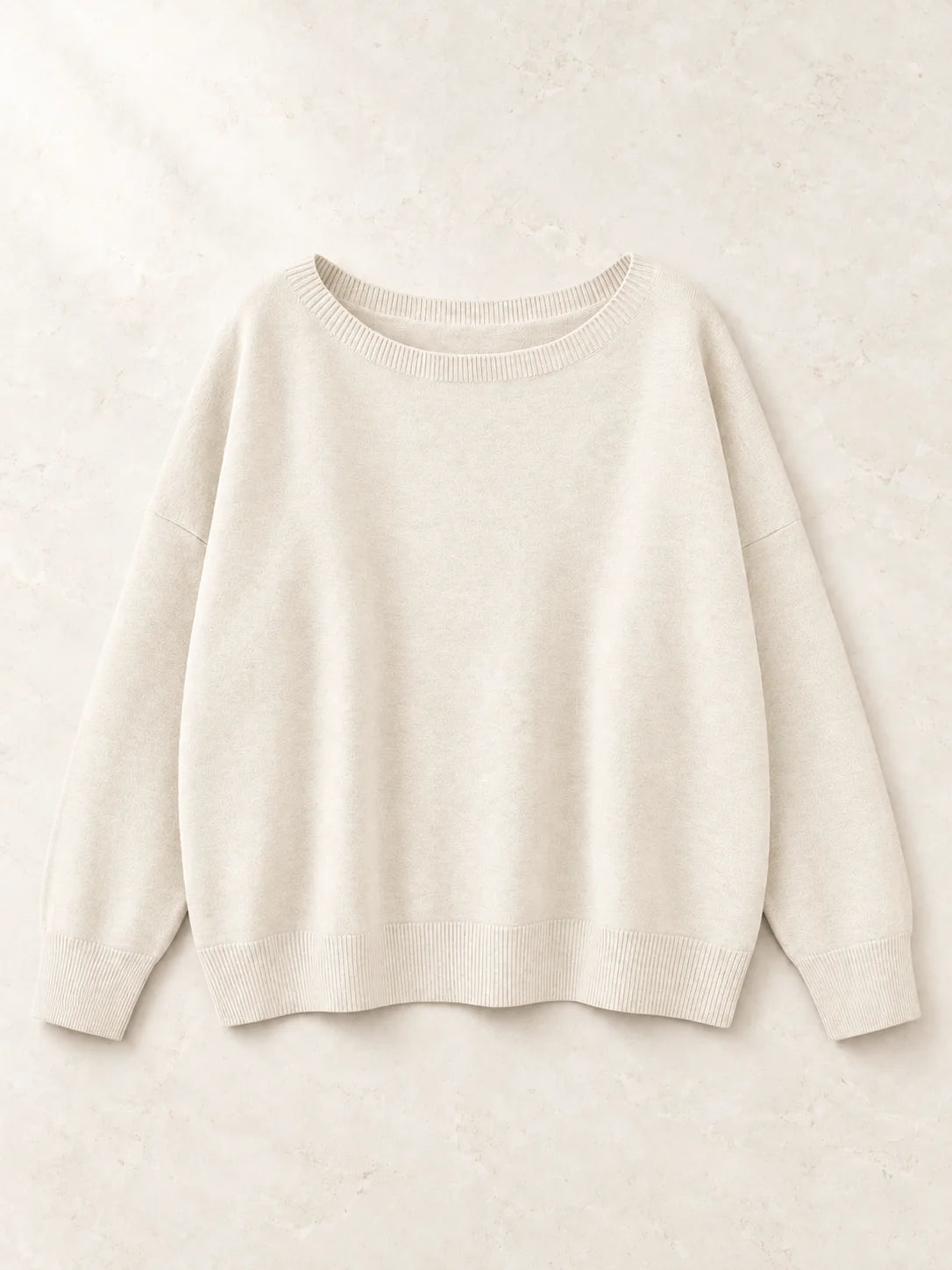 Women's Relaxed Round Neck Knit Jumper