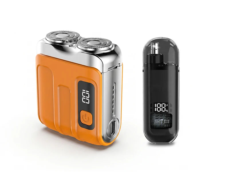 Men's Portable Dual-Head Electric Shaver