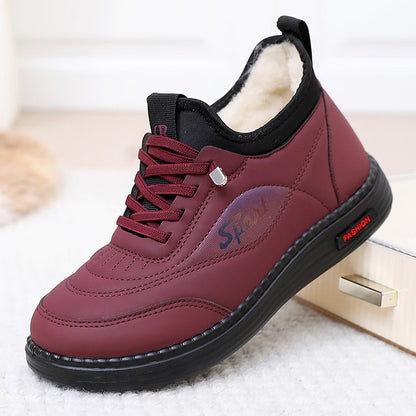 Women's Casual Lace-Up Platform Trainers