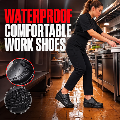 Women's Waterproof Comfort Work Shoes