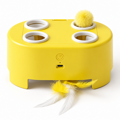 Interactive Pop-Up & Feather Cat Toy