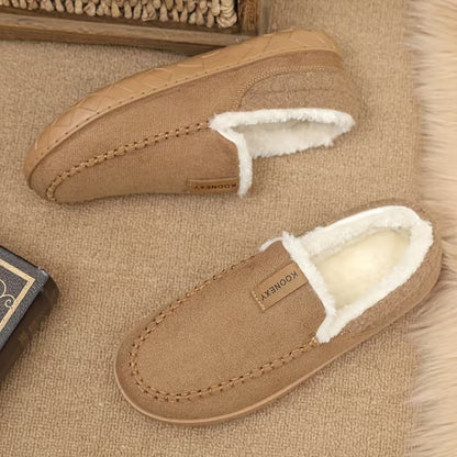 Men's Plush-Lined Slip-On Loafers