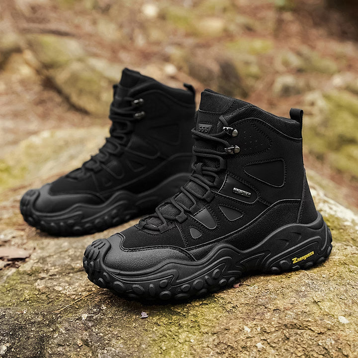 Men's Rugged High-Top Hiking Boots