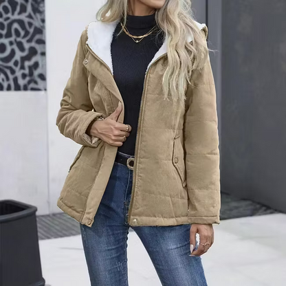 Women's Stud Detail Hooded Jacket