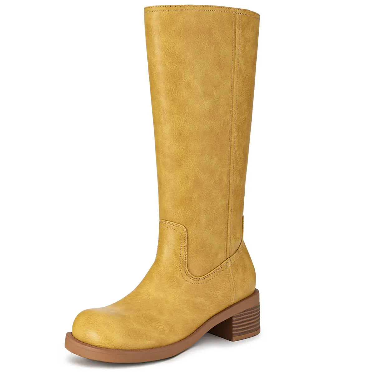 Women's Embossed Knee High Boots