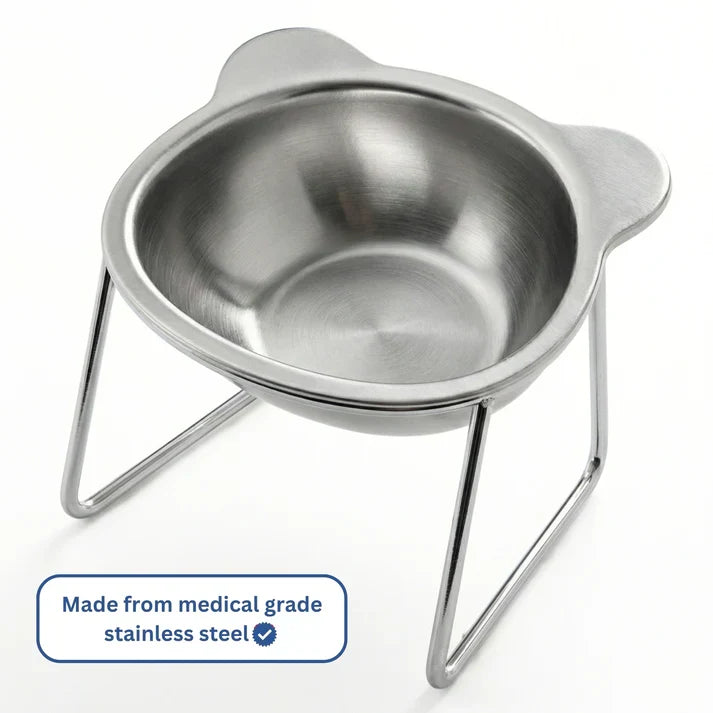 Adjustable Elevated Dog Bowl Stand