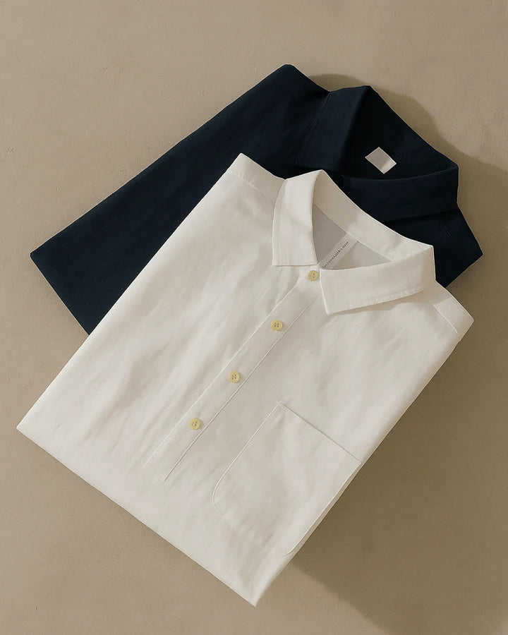 Men's Relaxed Henley Popover Shirt
