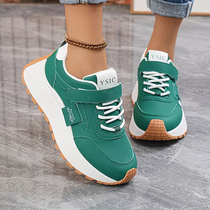 Women's Strap Detail Platform Trainers