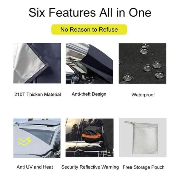All-Weather Car Windscreen Snow & Frost Cover