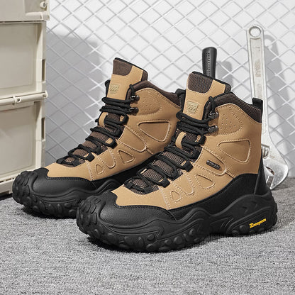 Men's Rugged High-Top Hiking Boots