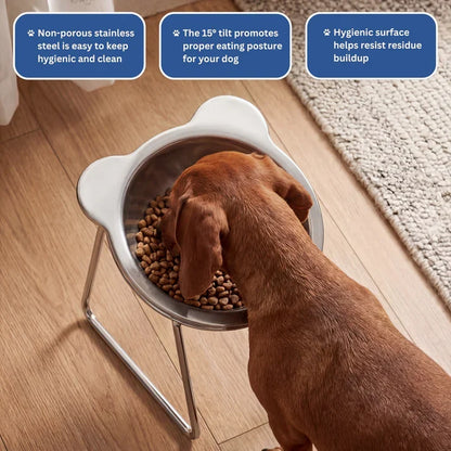 Adjustable Elevated Dog Bowl Stand