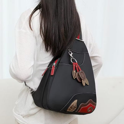 Women's Floral Detail Convertible Backpack