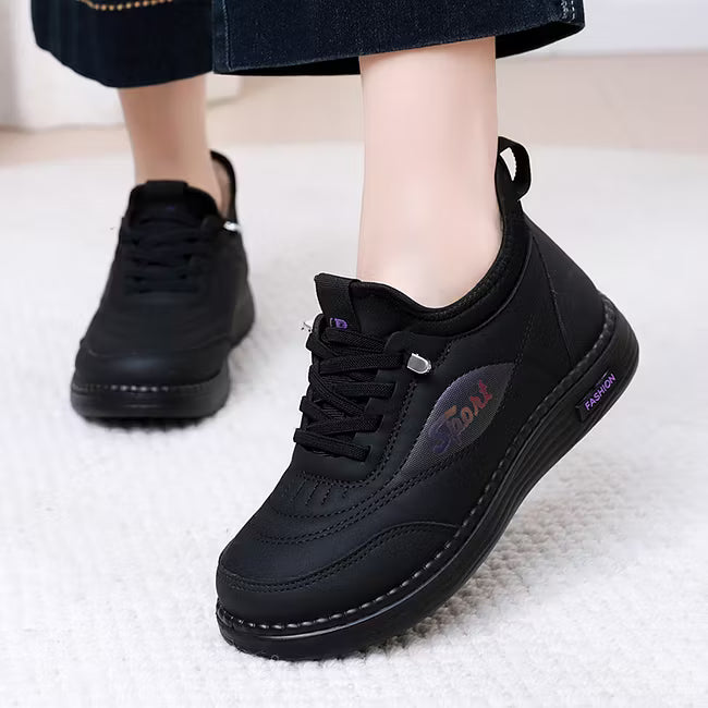 Women's Casual Lace-Up Platform Trainers