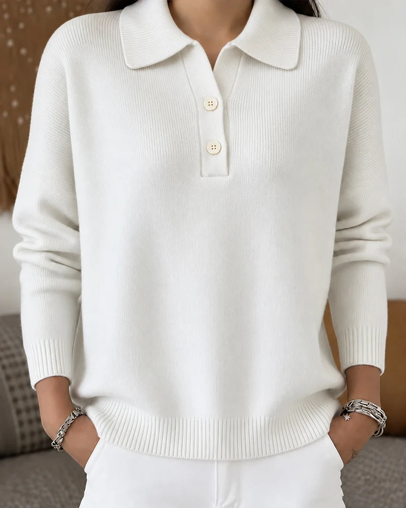 Women's Relaxed Half-Button Pullover