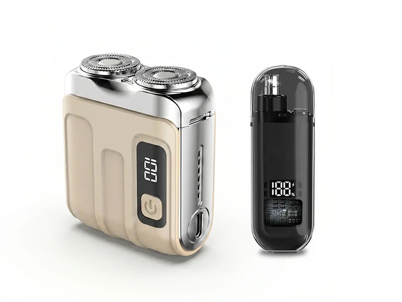 Men's Portable Dual-Head Electric Shaver