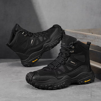Men's Rugged High-Top Hiking Boots