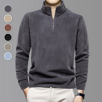 Men's Half Zip Long Sleeve Top