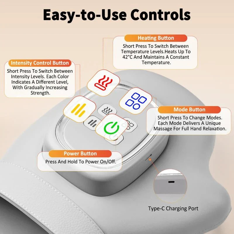 Rechargeable Air Compression Hand Massager