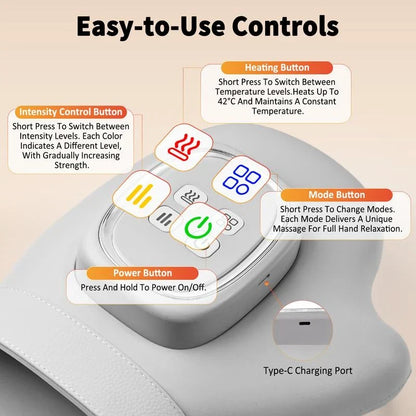 Rechargeable Air Compression Hand Massager