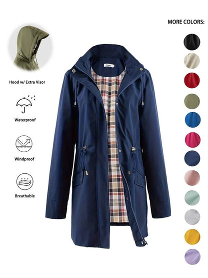 Women's Lightweight Hooded Rain Jacket