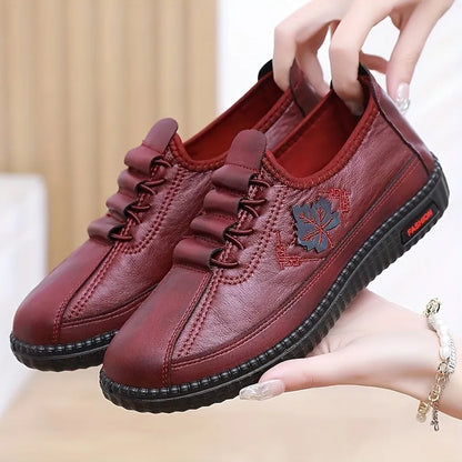Women's Embossed Slip-On Loafers