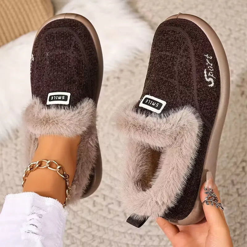Women's Plush Lined Winter Shoes