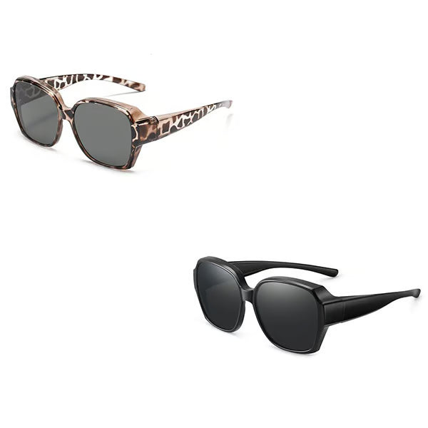 Polarised Round Cat-Eye Sunglasses