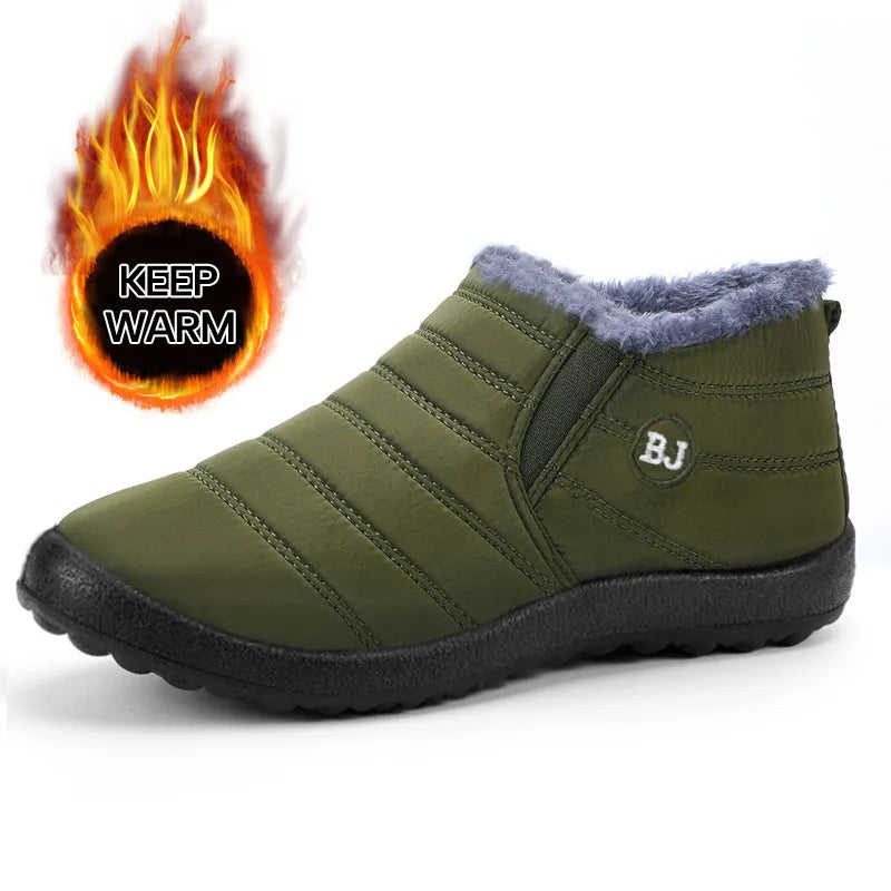 Women's Plush-Lined Winter Ankle Boots