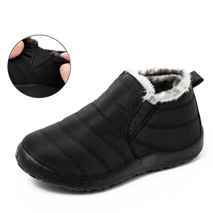 Women's Plush-Lined Winter Ankle Boots