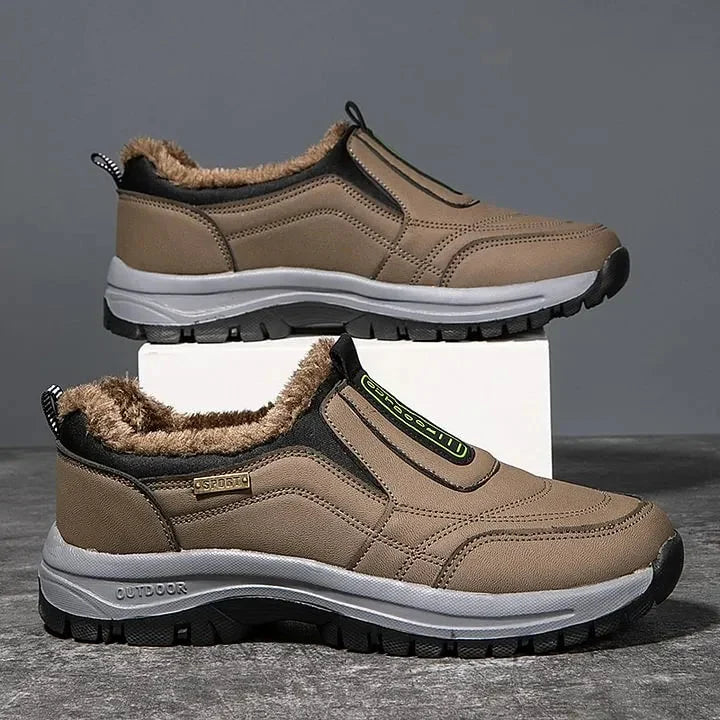 Men's Wide-Fit Slip-On Walking Shoes