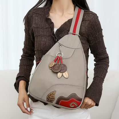 Women's Floral Detail Convertible Backpack