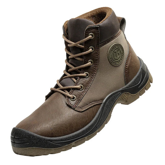 Men's Lace Up Safety Work Boots