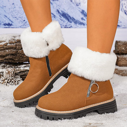 Women's Cosy Fur-Lined Winter Ankle Boots