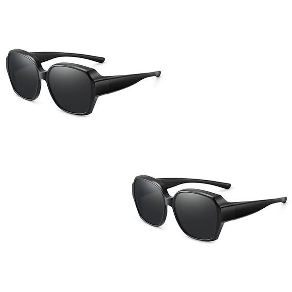 Polarised Round Cat-Eye Sunglasses