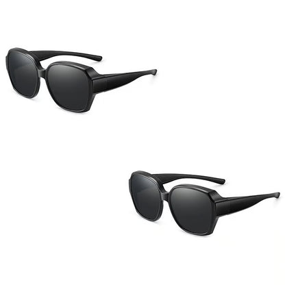 Polarised Round Cat-Eye Sunglasses