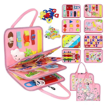 Toddler Montessori Busy Board Activity Book