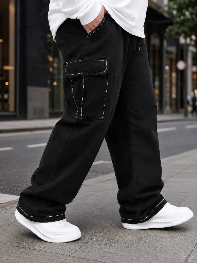 Men's Relaxed Utility Cargo Trousers